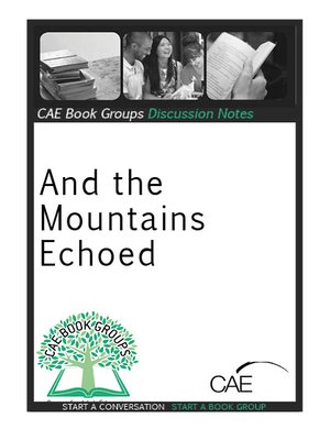 cover image of Discussion Notes: And the Mountains Echoed